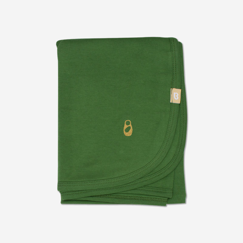 Organic Basics Blanket Green